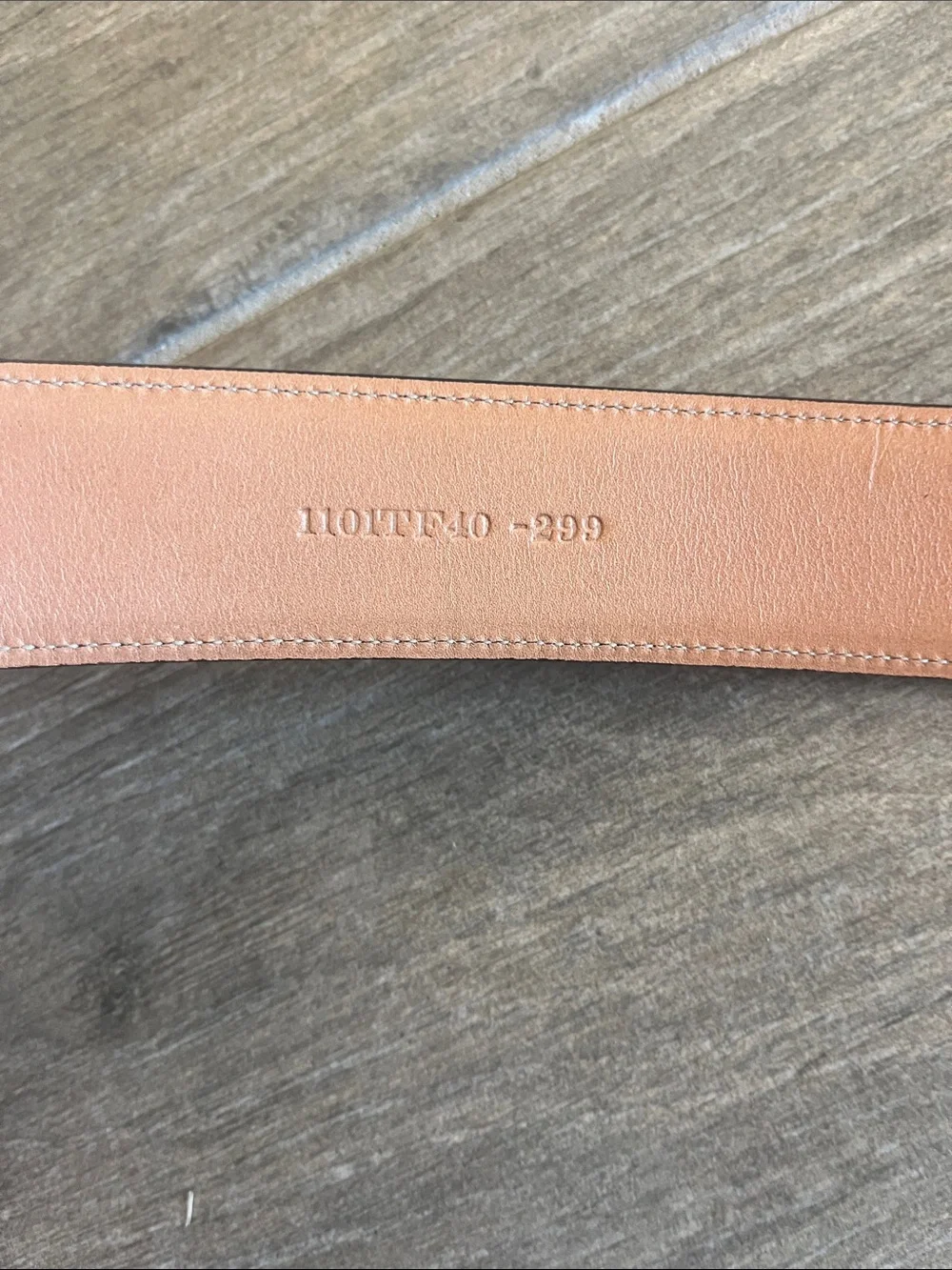 Trafalgar Men's Dark Brown Leather Belt with Silver Buckle